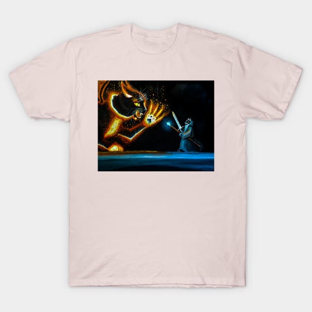 Balrog Jack vs. Gandalf 2.0 T-Shirt by MrsB-Creates